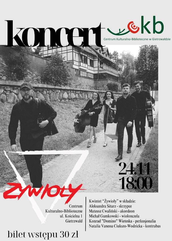 KONCERT Kwintetu „ŻYWIOŁY”