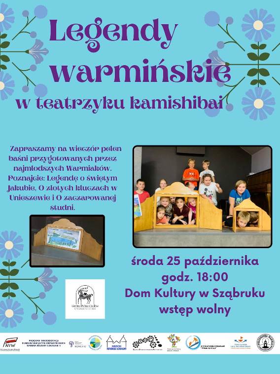 LEGENDY WARMIŃSKIE  w teatrzyku kamishibai