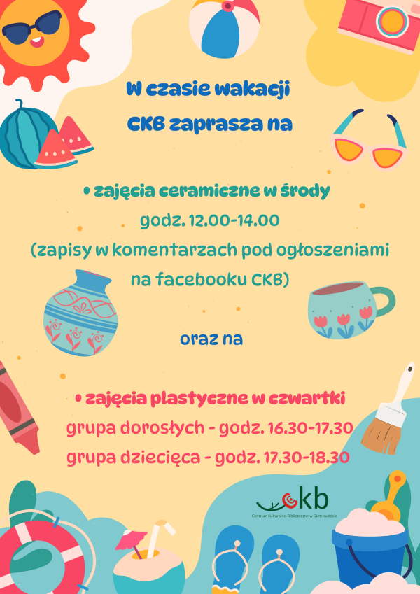 Wakacyjne zajęcia w CKB
